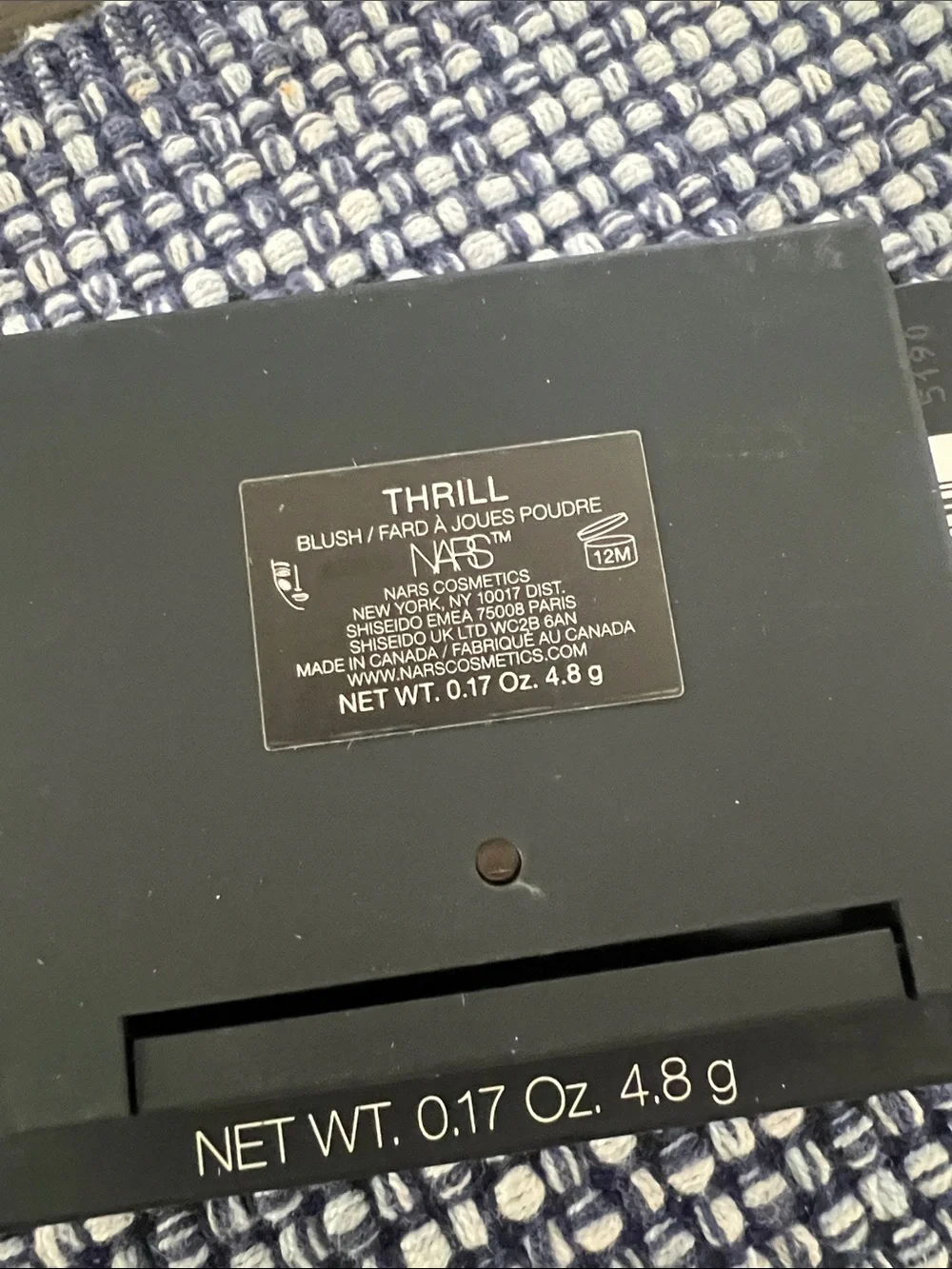 NARS Blush color: Thrill retails $40